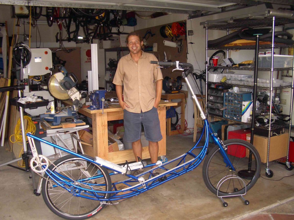 Brent with Proto _2 in his Garage shop